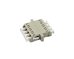 ตัวต่อหัวไฟเบอร์ LC-LC (UPC) Quad MM OM1, OM2