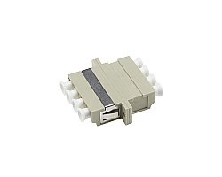 ตัวต่อหัวไฟเบอร์ LC-LC (UPC) Quad MM OM1, OM2