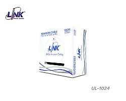 สายโทรศัพท์ 4 Core 100M LINK รุ่น UL-1024