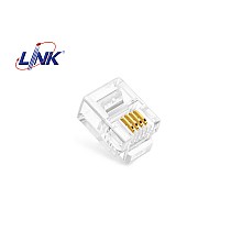 หัวโทรศัพท์ LINK 4 CORE รุ่น UL-3011