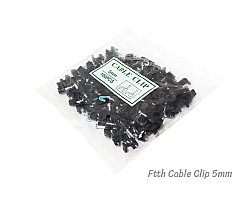 กิ๊บตอกสายไฟเบอร์ออฟติก FTTH Flat Type 1-6 Core