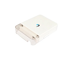 กล่องพักสายไฟเบอร์ออฟติก 1 Core Indoor (มีฝาปิด)