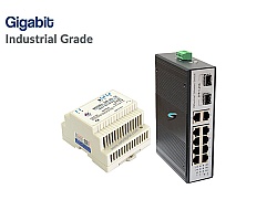Gigabit IND Switch 10 Port + 2 SFP Uplink + IND Power