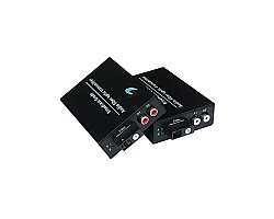Audio 2 Channel To Fiber Converter 20KM
