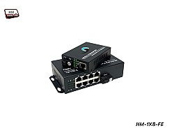 Fiber PoE Switch 1X8 Port 10/100 20KM