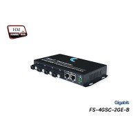 Fiber Switch SC (B) 4 Port BIDI SM 3KM 1.25G + 2GE Uplink