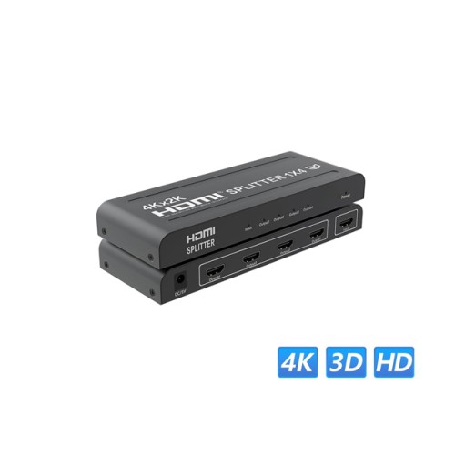 Active HDMI Splitter 1X4 เวอร์ชั่น 2.0b 4K@60Hz