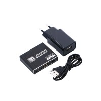 Mini Active HDMI Splitter 1X2 เวอร์ชั่น 2.0b 4K@60Hz