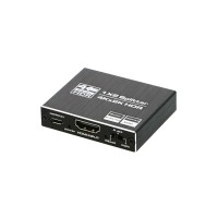 Mini Active HDMI Splitter 1X2 เวอร์ชั่น 2.0b 4K@60Hz