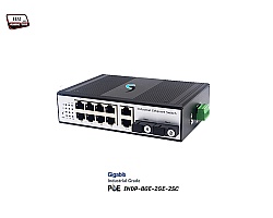 Gigabit Industrial PoE 8 Port + 2GE + 2SC Uplink