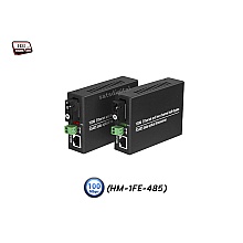 Media Converter 10/100 SM BIDI 20KM + 1RS485