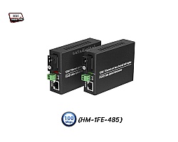 Media Converter 10/100 SM BIDI 20KM + 1RS485
