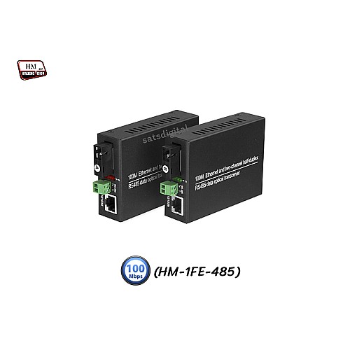 Media Converter /100 SM BIDI 20KM + RS485 1CH