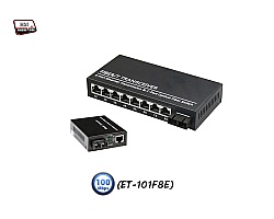Media Converter 1X8 Port 10/100 Duplex 20KM