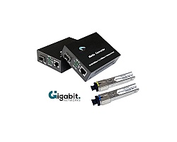 Gigabit SFP Media Converter + SFP SC 3KM
