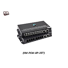 PCM Voice 8 Phone + 2 LAN 10/100 To Fiber Optic