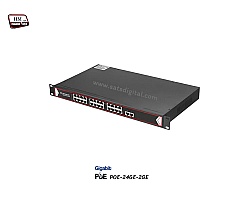 Gigabit POE Switch 24GE POE + 2GE (Rack)