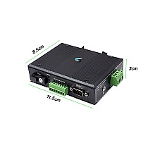 IND RS485/232 To Fiber Converter BIDI 20KM