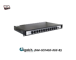 Gigabit Fiber Switch SC (B) 24 Port BIDI 3KM + 2GE