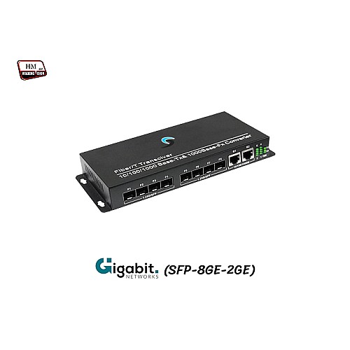 Gigabit SFP Switch 8 Port + 2GE Uplink