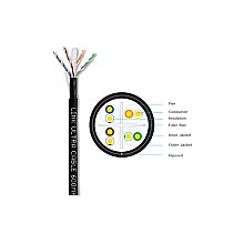 สายแลนภายนอก Cat6 LINK รุ่น US-9106OUT-1 กล่อง 100 เมตร