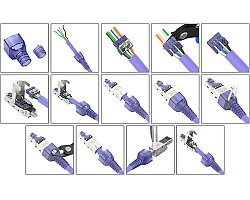 หัวแลน Cat7 สำหรับสายแลน Utp, Ftp, Stp