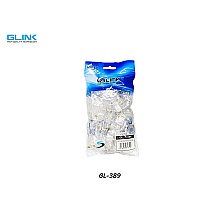 หัวแลน CAT6 UTP แบบทะลุ GLINK รุ่น GL-389 [100 ตัว]