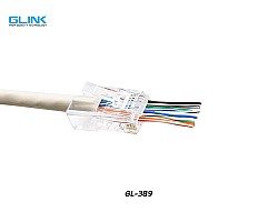 หัวแลน CAT6 UTP แบบทะลุ GLINK รุ่น GL-389 [100 ตัว]