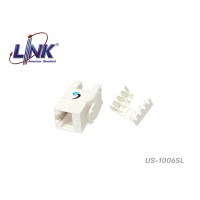 LINK เต้ารับหัวแลน CAT6 แบบบาง รุ่น US-1006SL