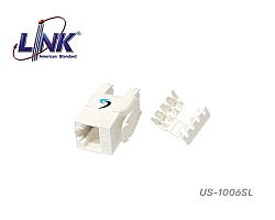 เต้ารับหัวแลน CAT6 แบบบาง LINK รุ่น US-1006SL