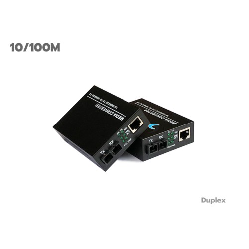 Fiber Media Converter 10/100 SM Duplex 20KM