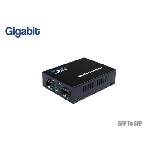 Gigabit Media Converter SM / MM SFP To SFP