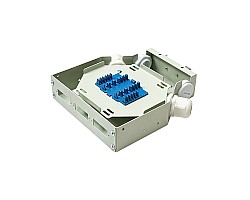 DIN Rail Terminal Box Duplex Indoor 6 Core ไม่รวมตัวต่อ