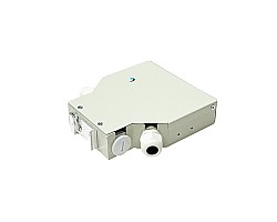 DIN Rail Terminal Box Duplex Indoor 12 Core ไม่รวมตัวต่อ