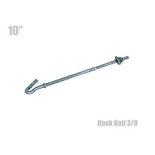 ฮุกโบลท์ (hook Bolt) ขนาด 3/8″ ความยาว 10 นิ้ว