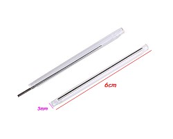 สลิปหุ้มรอยสไปรท์ ขนาดรู 3mm ยาว 6cm แพ็ค 100 ชิ้น