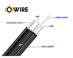 สายไฟเบอร์ออฟติก 1 Core 300 เมตร + Media BIDI 1G