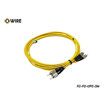 Patch Cord FC-FC (UPC) SM Duplex ยาว 3 เมตร