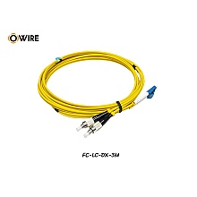 Patch Cord FC-LC (UPC) SM Duplex ยาว 3 เมตร