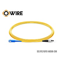 Patch Cord SC-FC (UPC) SM Simplex ยาว 3 เมตร