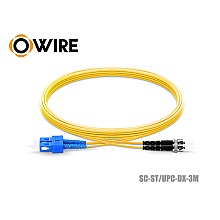 Patch Cord SC-ST (UPC) SM Duplex ยาว 3 เมตร