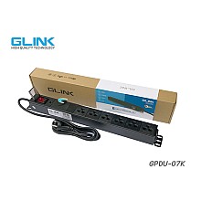 ปลั๊กไฟรางสำหรับตู้แร็ค 6 ช่อง GLINK รุ่น GPDU-07K