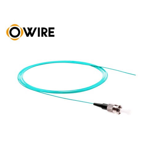 Pigtail Fiber 1 Core MM LSZH OM3  ST/UPC 0.9mm ยาว 1.5 เมตร