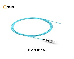 Pigtail 1 Core ST/UPC MM OM3 0.9mm ยาว 1.5 เมตร