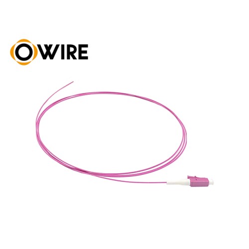 Pigtail Fiber 1 Core MM LSZH OM4  LC/UPC 0.9mm ยาว 1.5 เมตร