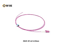 Pigtail 1 Core LC/UPC MM OM4 0.9mm ยาว 1.5 เมตร