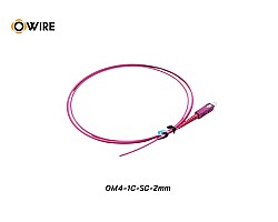 Pigtail 1 Core SC/UPC MM OM4 2mm ยาว 1.5 เมตร