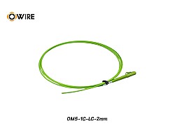 Pigtail 1 Core LC MM OM5 2mm ยาว 1.5 เมตร