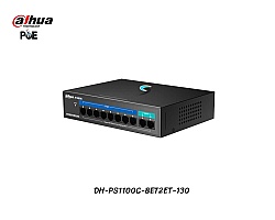 PoE Switch Dahua 8 Port 10/100 + 2ET Uplink