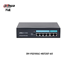 Gigabit PoE Switch Dahua 4 Port + 2GE Uplink